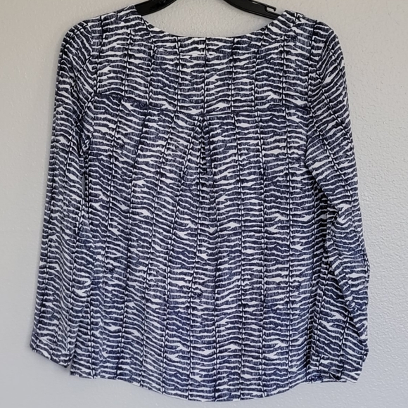 VINEYARD NAVY LONG SLEEVE TOP/  SIZE 0. - Picture 2 of 11
